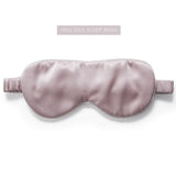 25 Momme Comfortable Silk Eye Mask 100% Silk - Light Blue