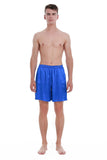 100% Mulberry Silk Boxer Shorts for Men - Royal Blue