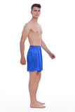 100% Mulberry Silk Boxer Shorts for Men - Royal Blue