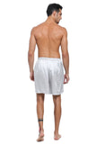 100% Mulberry Silk Boxer Shorts for Men - Grey