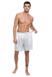 100% Mulberry Silk Boxer Shorts for Men - Grey