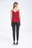 100% Premium Mulberry Silk Cami Top with Gift Box- Scarlett