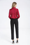 100% Mulberry Silk Blouse with Gift Box-Scarlett