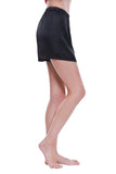 Women 100% Mulberry Silk Shorts/Boxers - Black