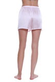 Womens 100% Mulberry Silk Shorts - Pink