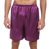 100% Mulberry Silk Boxer Shorts for Men - Royal Blue