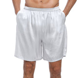 100% Mulberry Silk Boxer Shorts for Men - Emerald