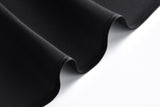 100% Mulberry Silk Skirt - Black