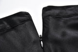 100% Mulberry Silk Skirt - Black