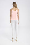100% Double Layer Mulberry Silk Cami Top with Gift Box- Pink