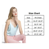 100% Double Layer Mulberry Silk Cami Top with Gift Box- Pink